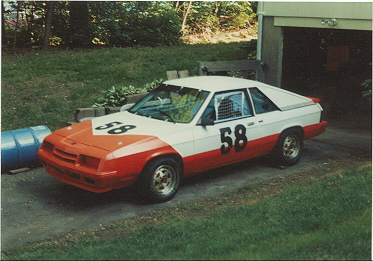 race car painted